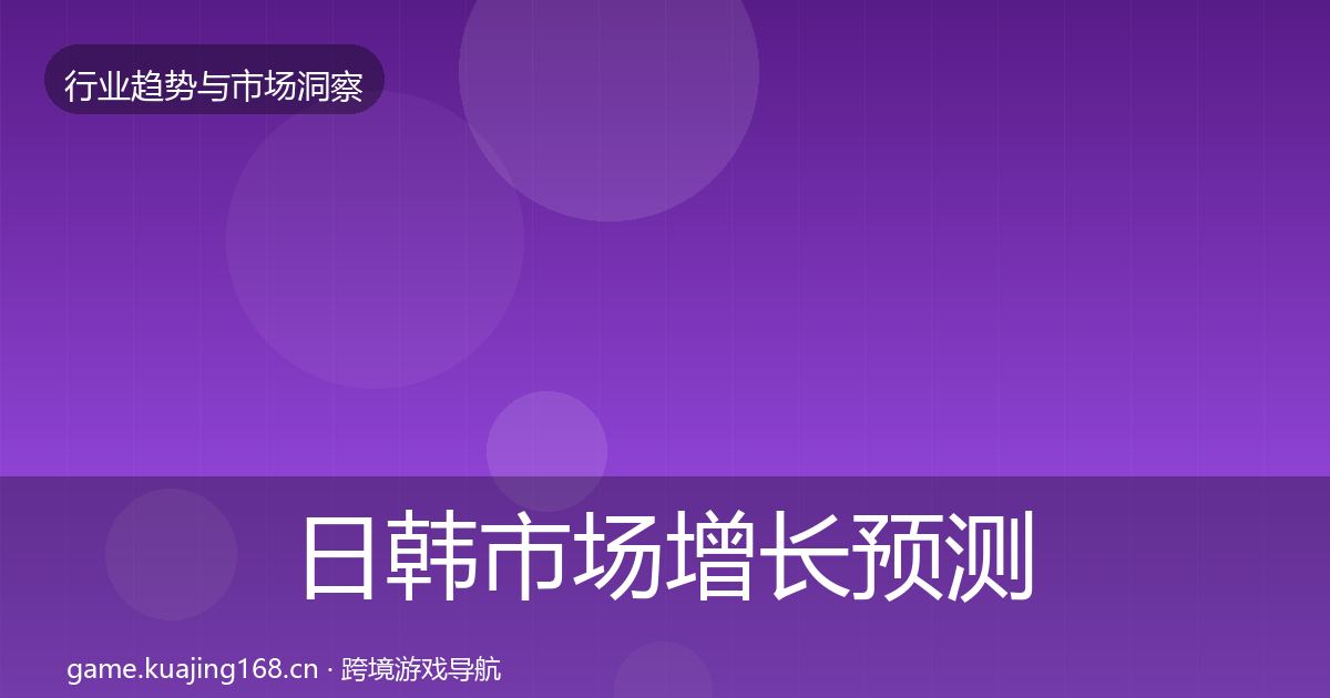 日韩市场增长预测要点梳理·第1794篇