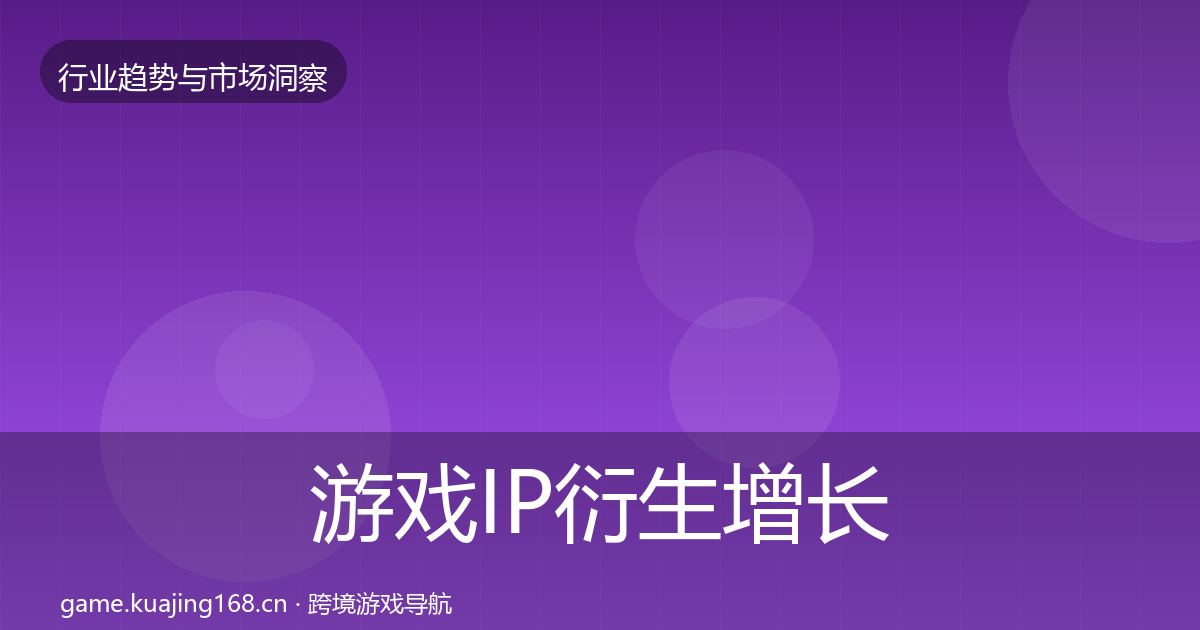 游戏IP衍生增长预测要点梳理·第1795篇