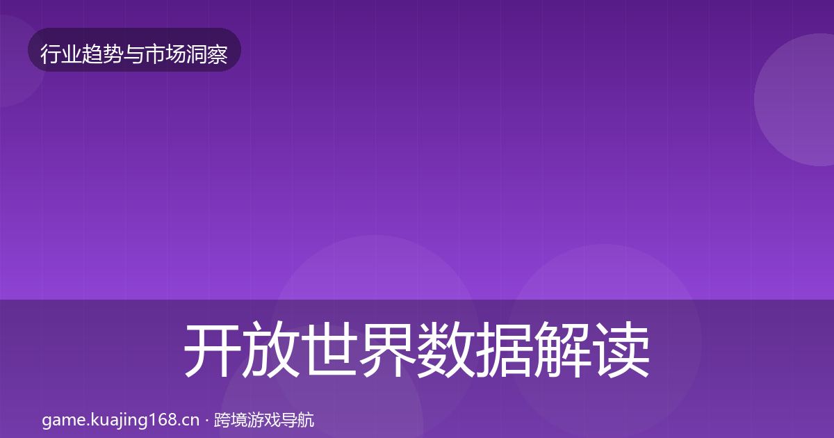 开放世界数据解读全攻略·第1813篇
