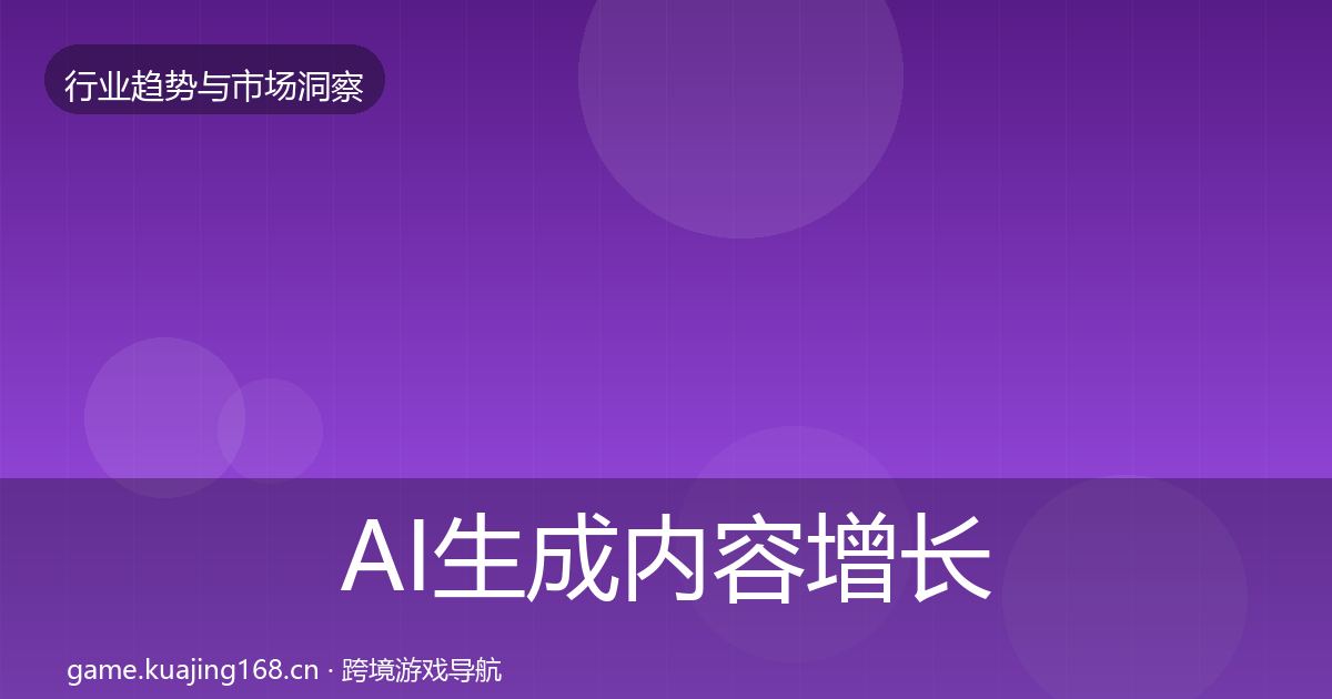 AI生成内容增长预测入门到进阶·第1831篇