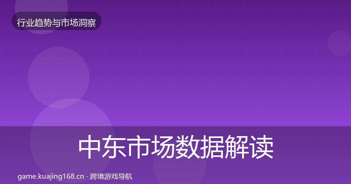 中东市场数据解读入门到进阶·第1853篇