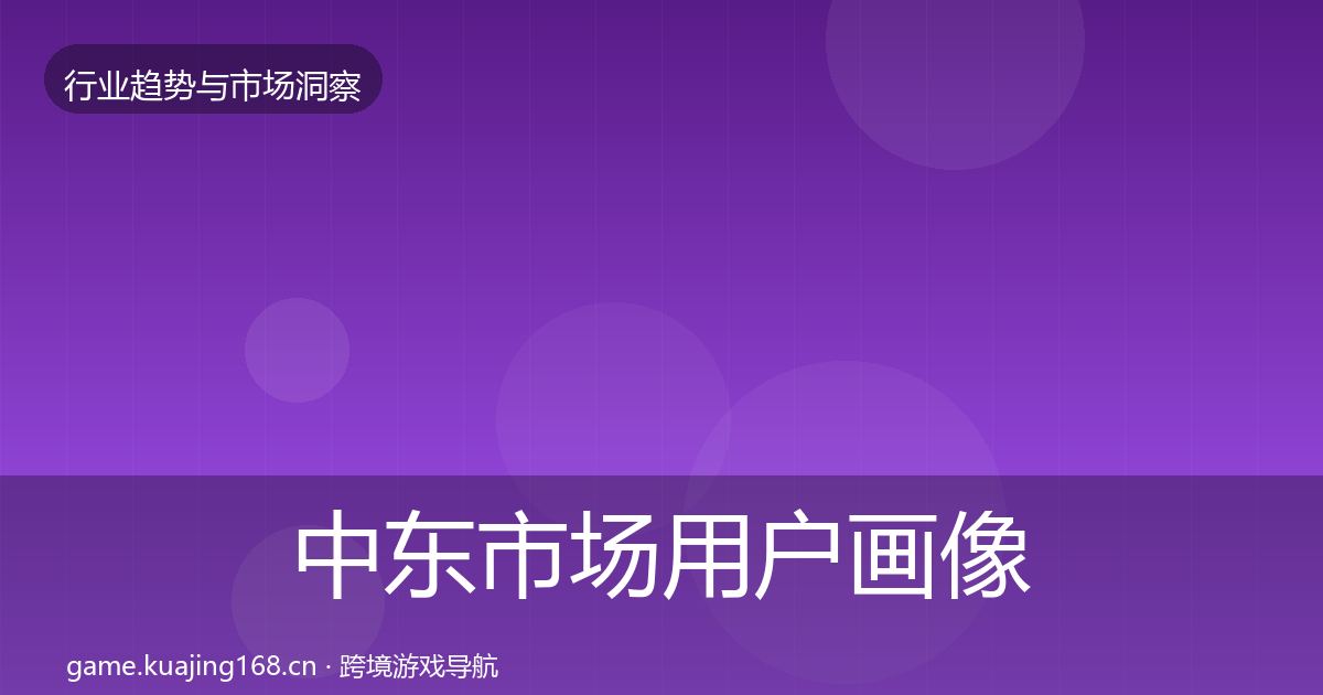中东市场用户画像入门到进阶·第1868篇