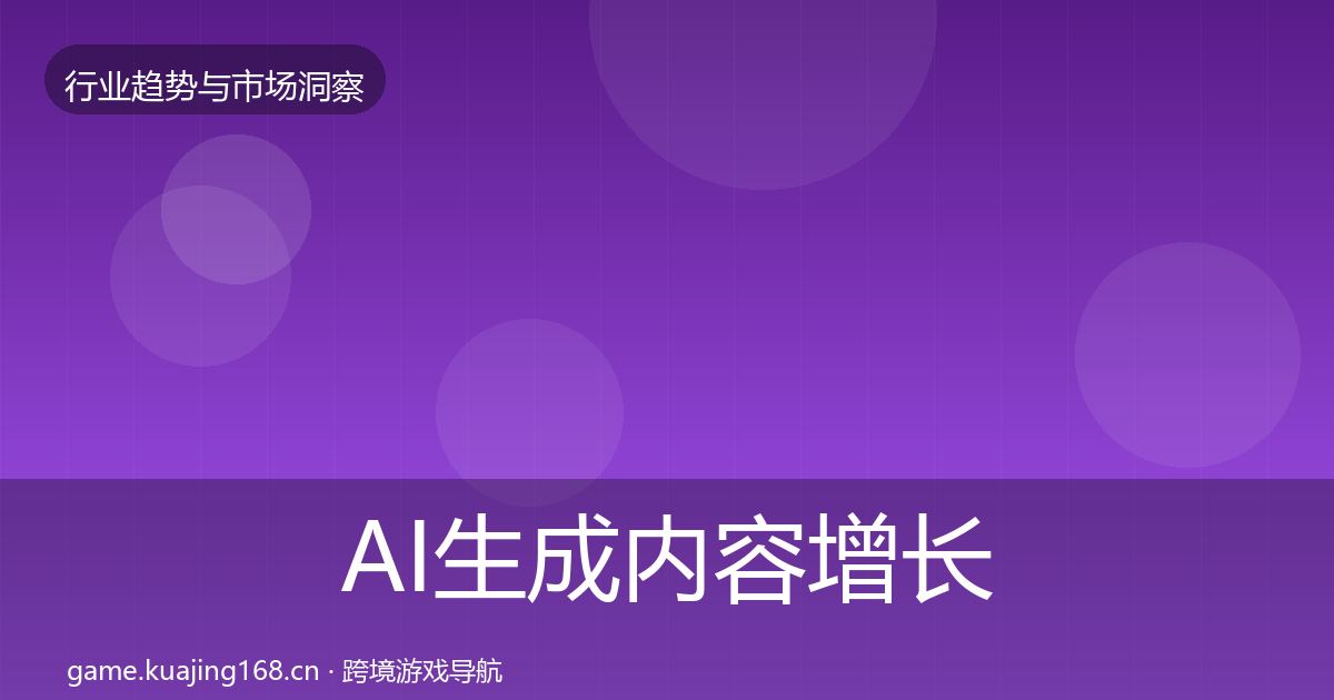 AI生成内容增长预测入门到进阶·第1871篇