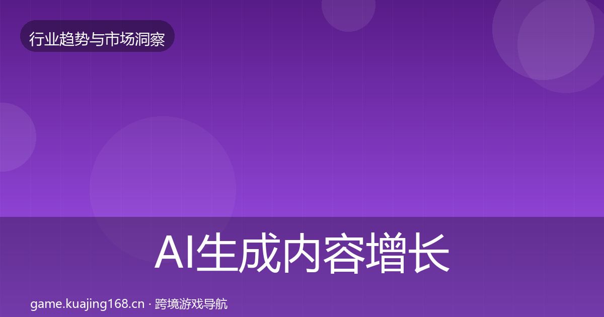 AI生成内容增长预测入门到进阶·第1911篇