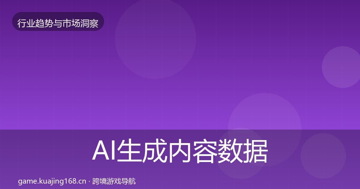 AI生成内容数据解读入门到进阶·第1931篇