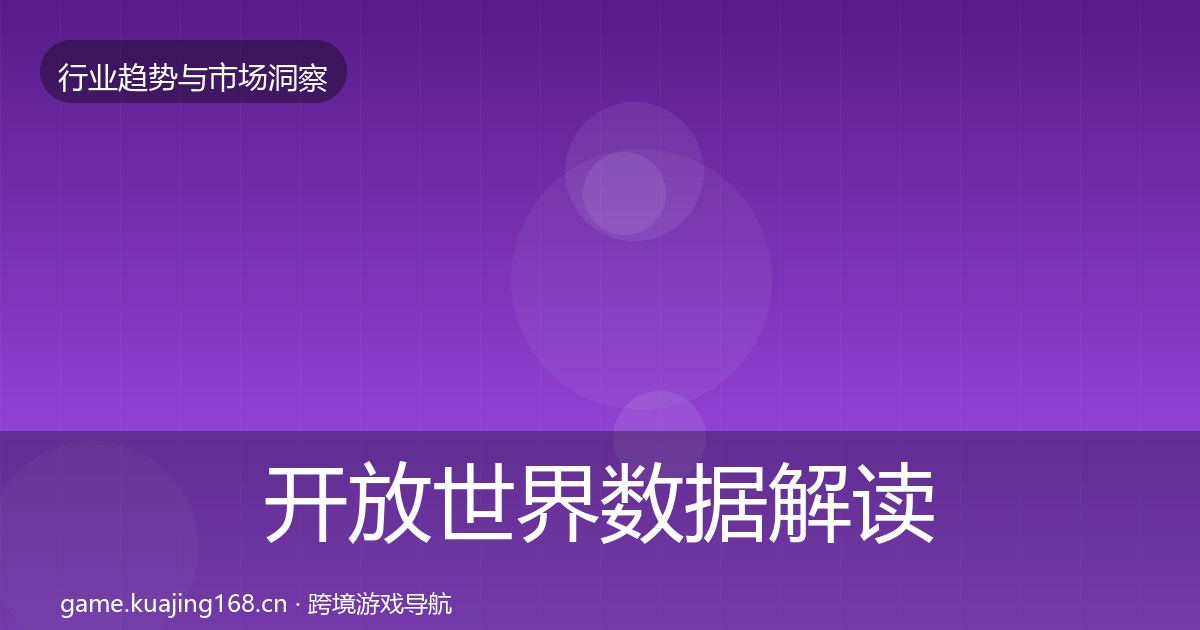开放世界数据解读全攻略·第1933篇
