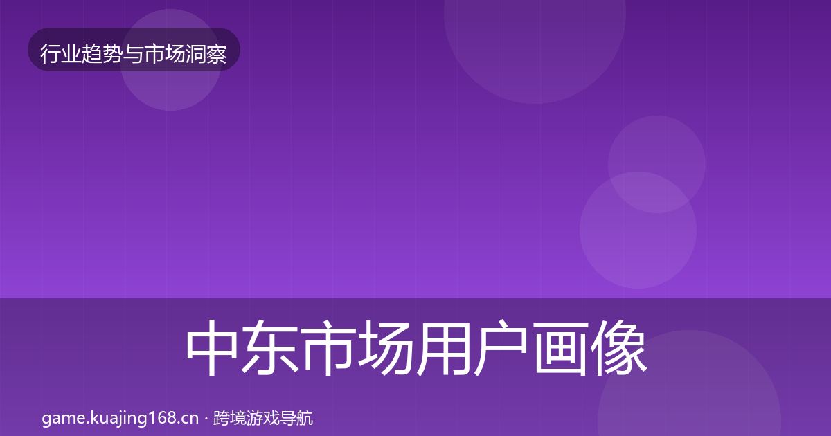 中东市场用户画像入门到进阶·第1948篇