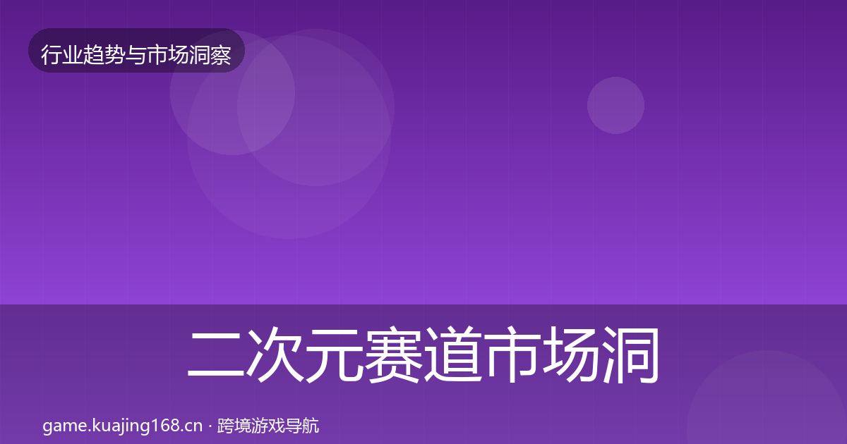 二次元赛道市场洞察实践指南·第1962篇
