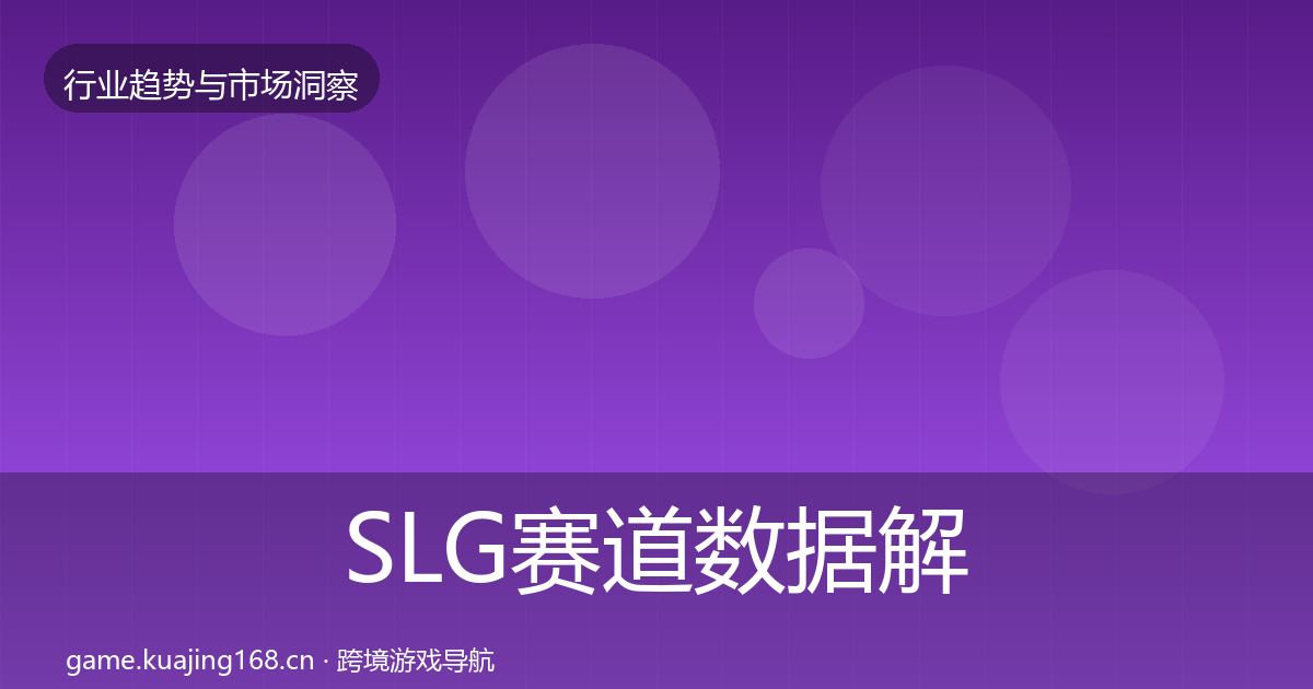 SLG赛道数据解读入门到进阶·第1975篇