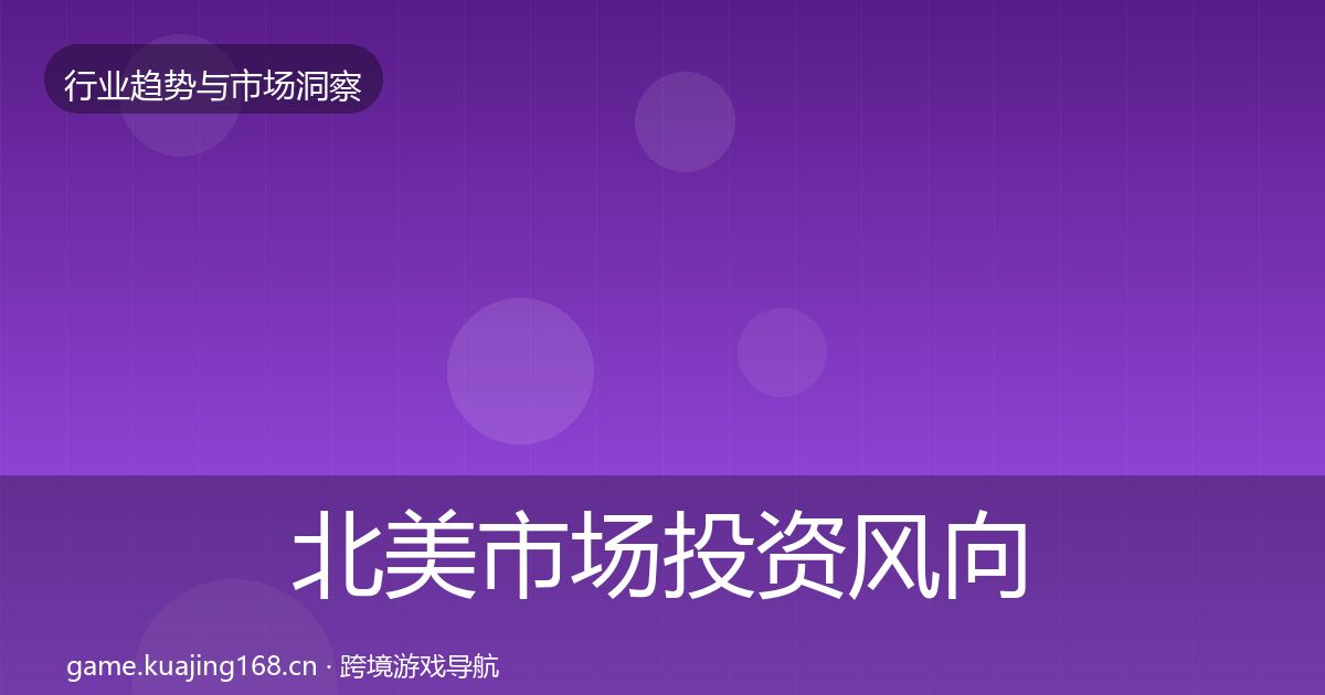北美市场投资风向实践指南·第1999篇