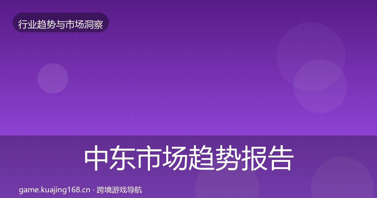 中东市场趋势报告入门到进阶·第2008篇