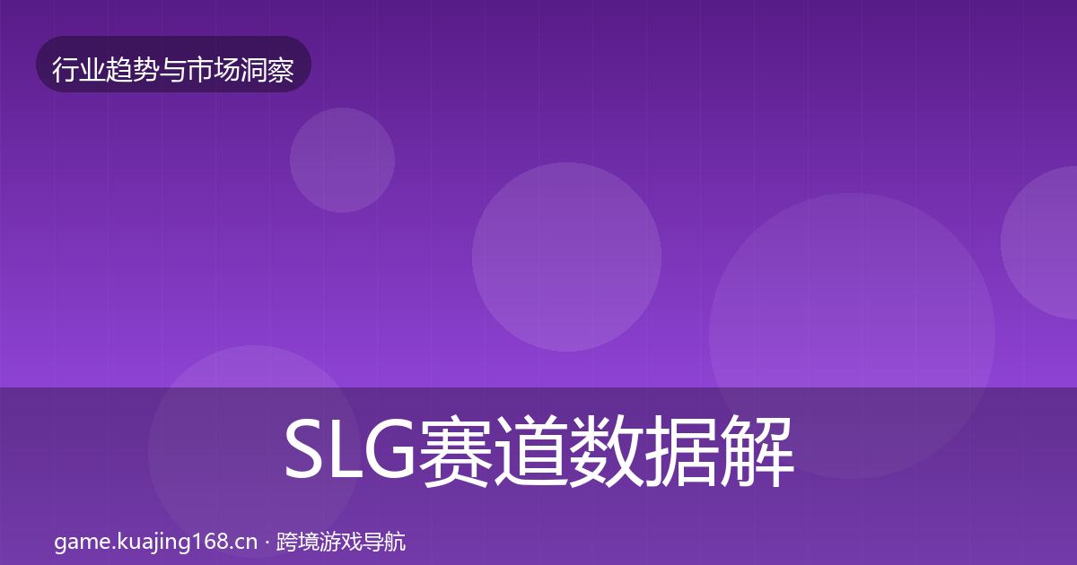SLG赛道数据解读入门到进阶·第2015篇
