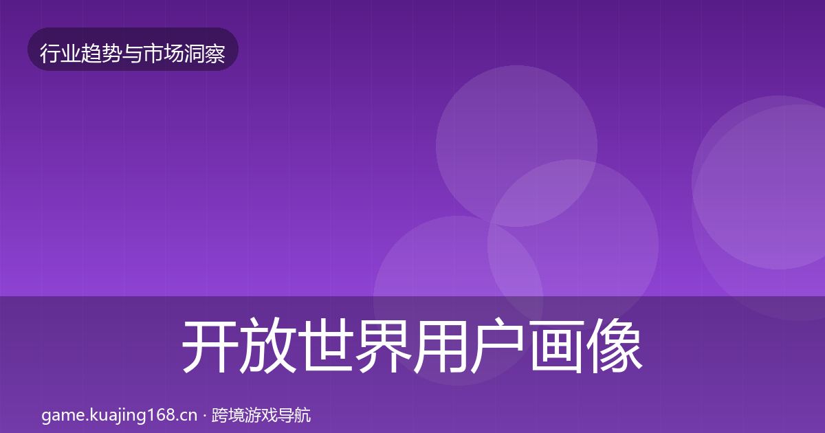 开放世界用户画像全攻略·第2028篇