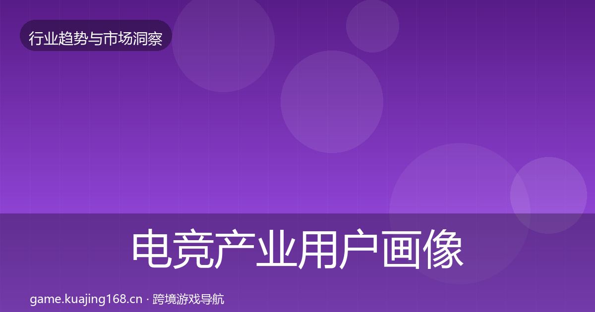 电竞产业用户画像实践指南·第2028篇