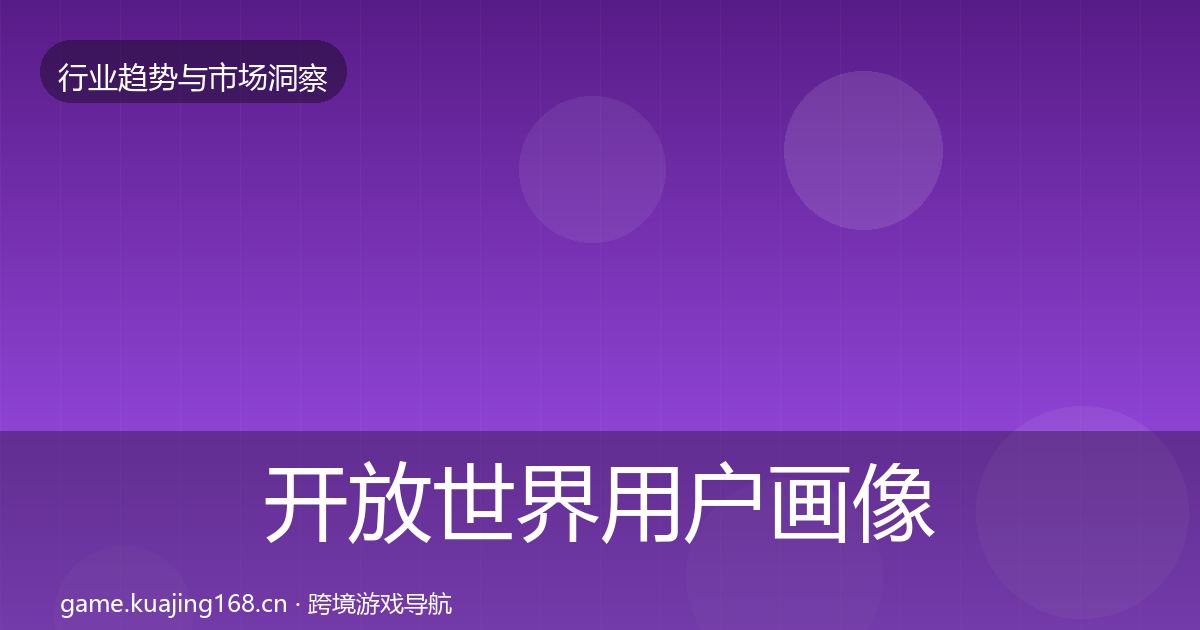 开放世界用户画像全攻略·第2068篇