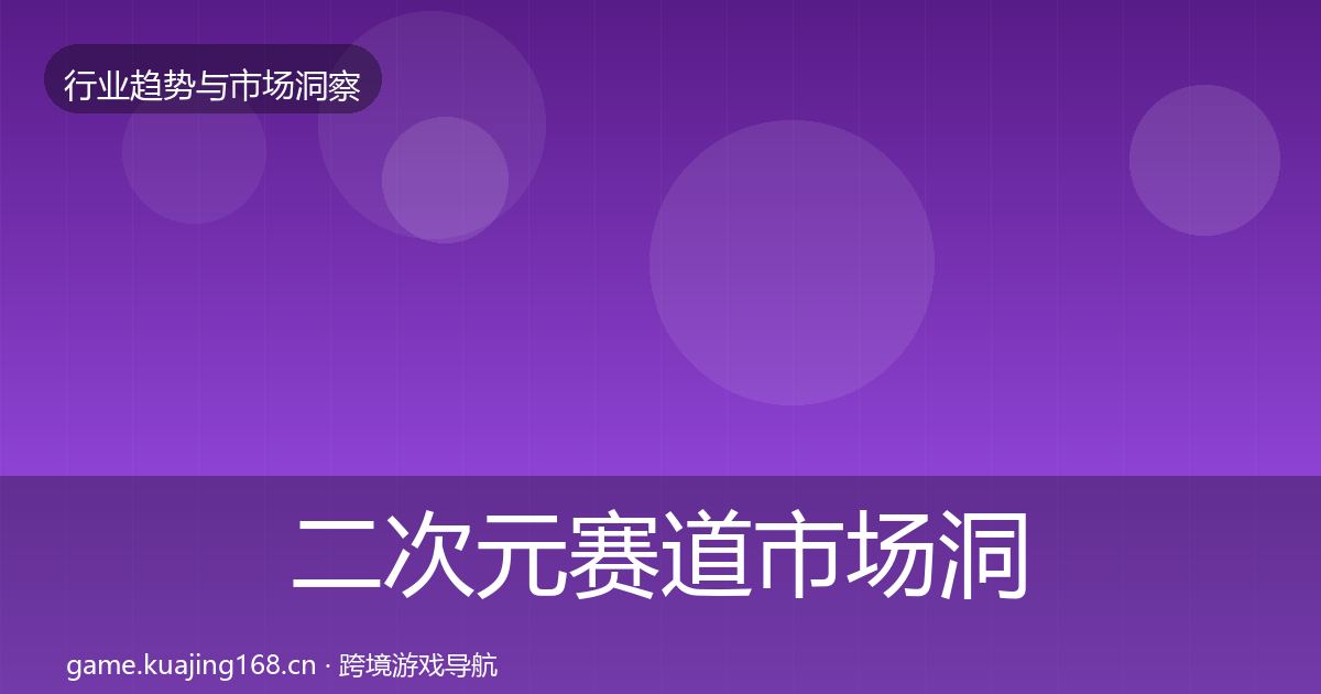 二次元赛道市场洞察实践指南·第2082篇