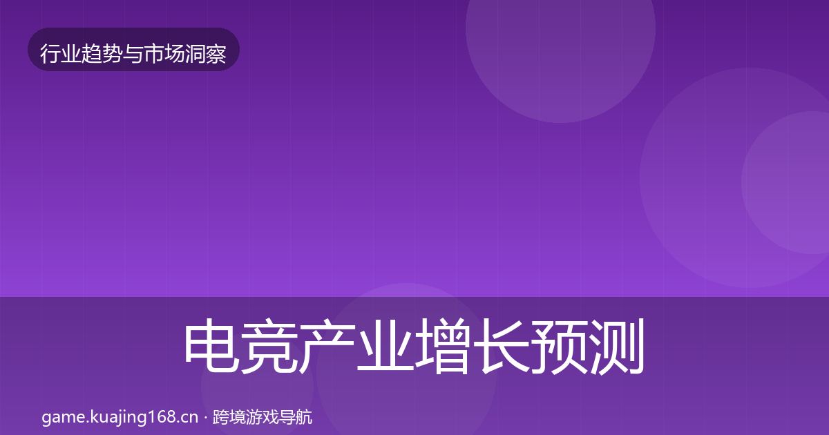 电竞产业增长预测实践指南·第2153篇