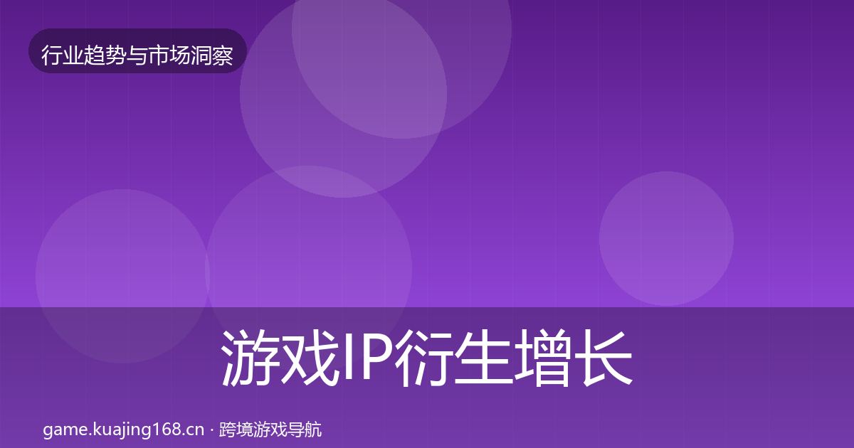 游戏IP衍生增长预测要点梳理·第2155篇