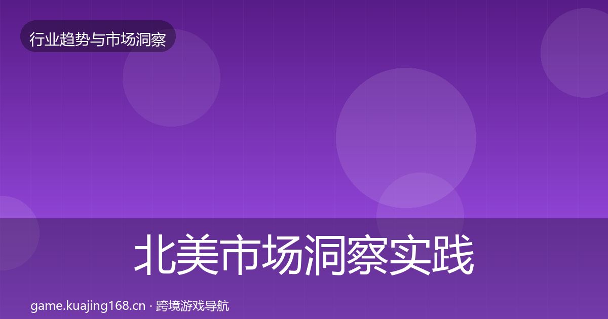 北美市场洞察实践指南·第2164篇