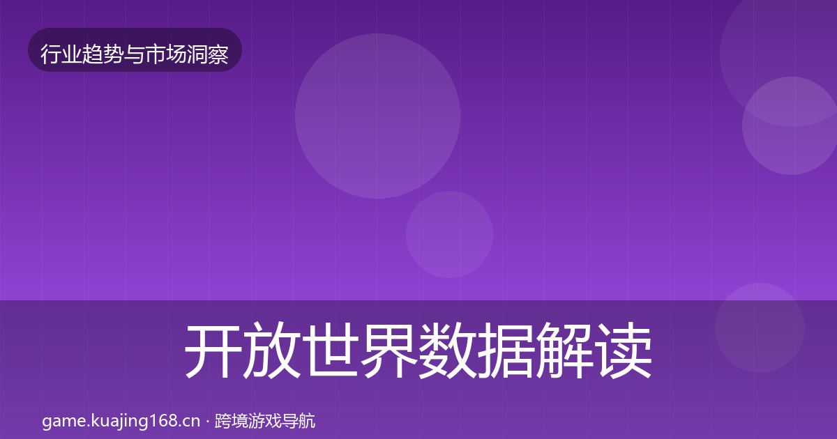 开放世界数据解读全攻略·第2173篇