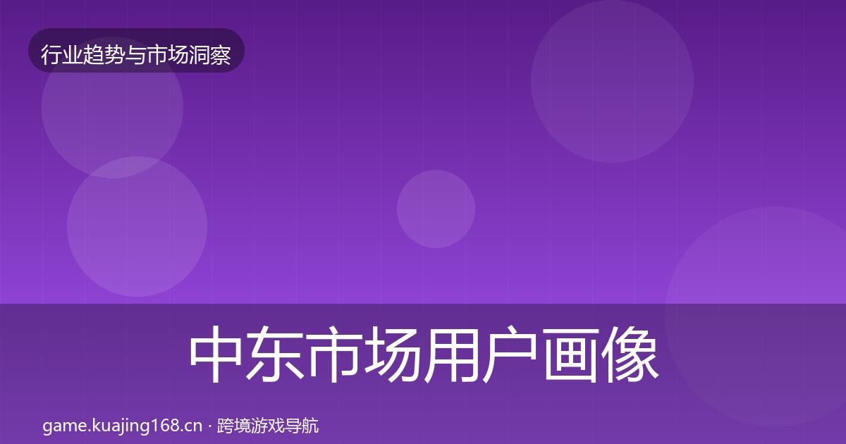 中东市场用户画像入门到进阶·第2188篇