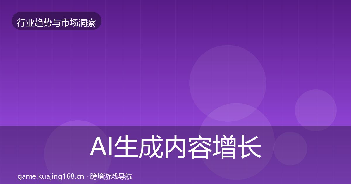 AI生成内容增长预测入门到进阶·第2191篇