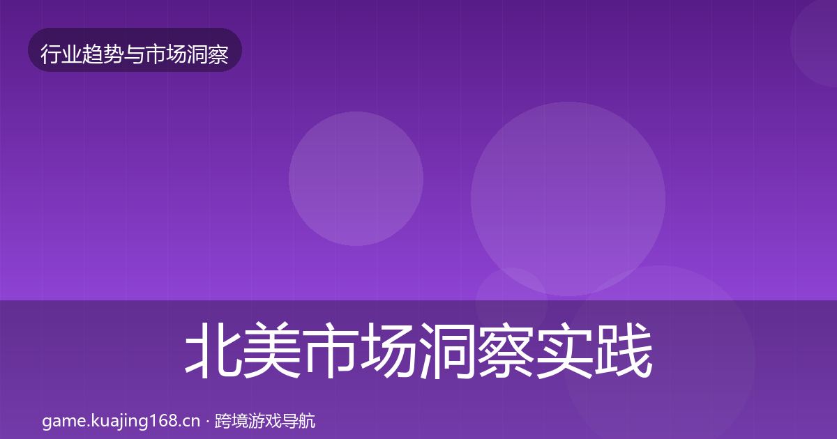 北美市场洞察实践指南·第2204篇