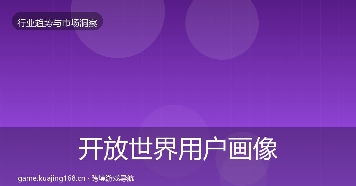 开放世界用户画像全攻略·第2228篇
