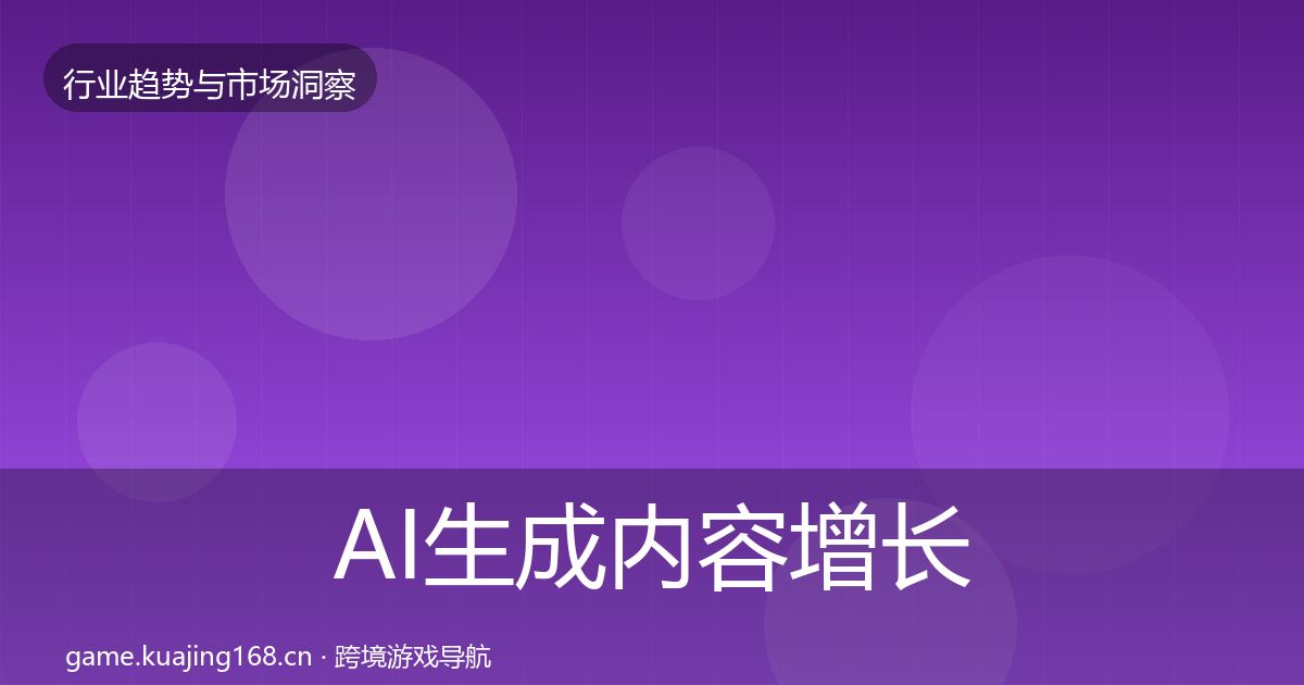 AI生成内容增长预测入门到进阶·第2231篇