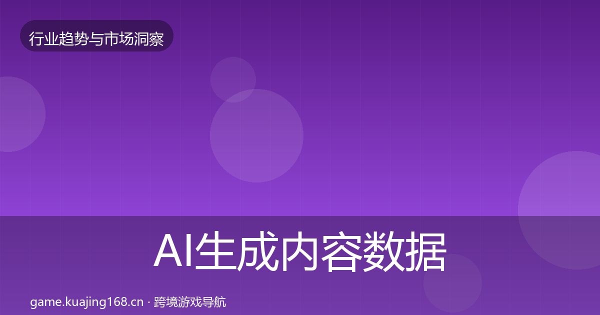 AI生成内容数据解读入门到进阶·第2251篇