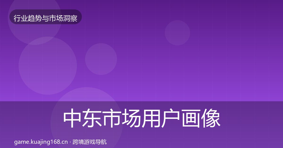 中东市场用户画像入门到进阶·第2268篇