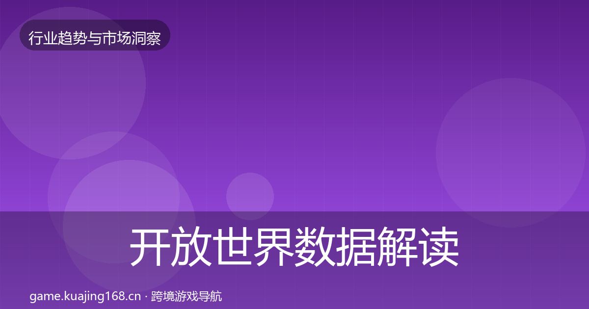 开放世界数据解读全攻略·第2293篇