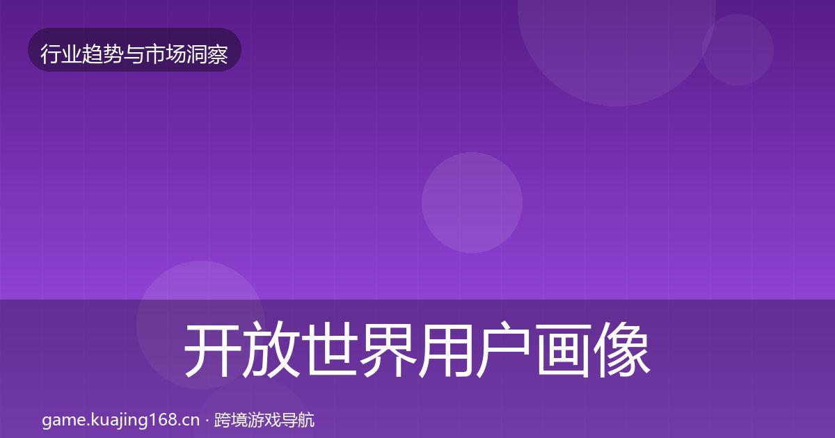 开放世界用户画像全攻略·第2308篇