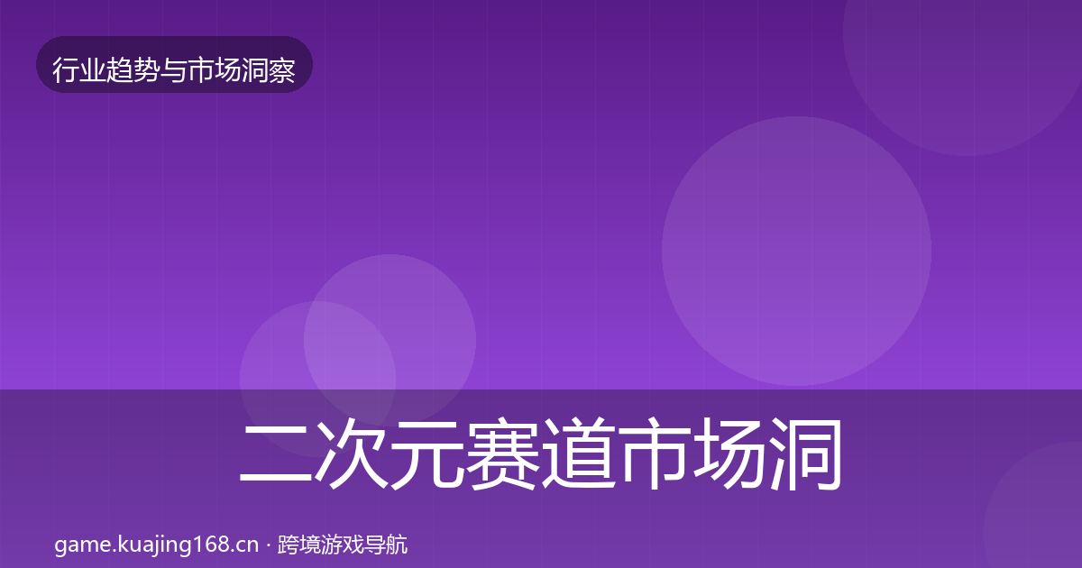 二次元赛道市场洞察实践指南·第2322篇