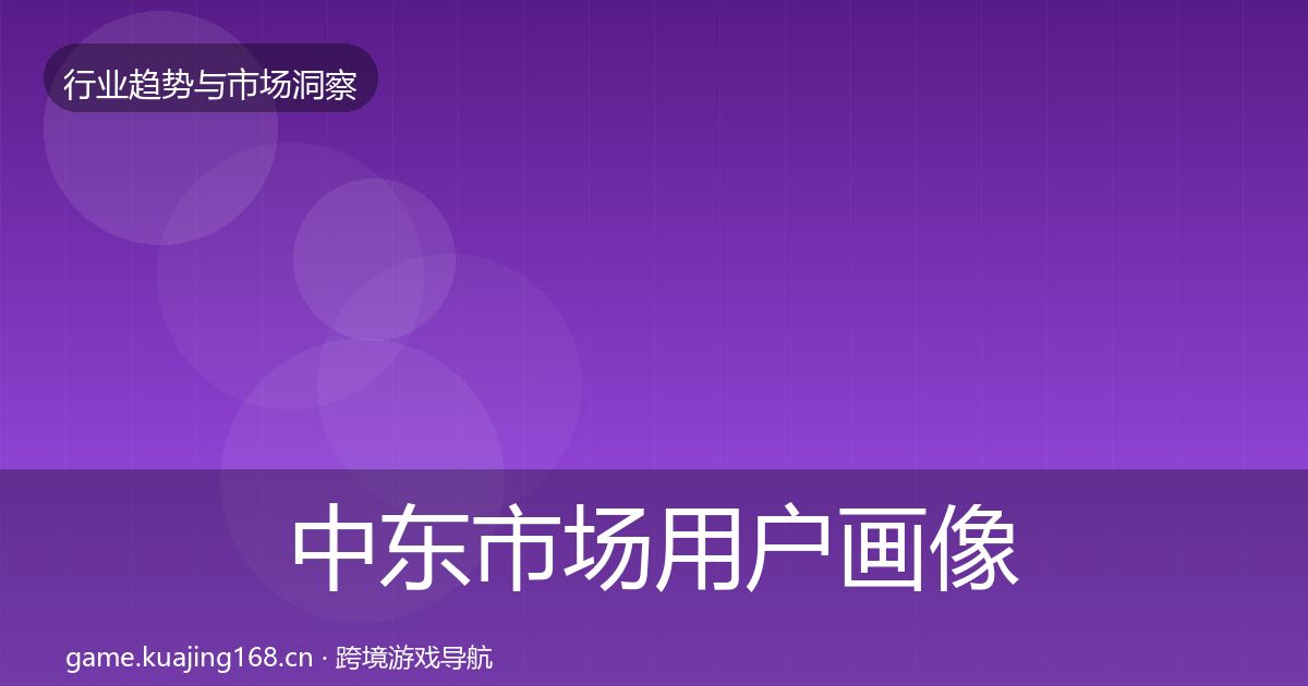 中东市场用户画像入门到进阶·第2348篇