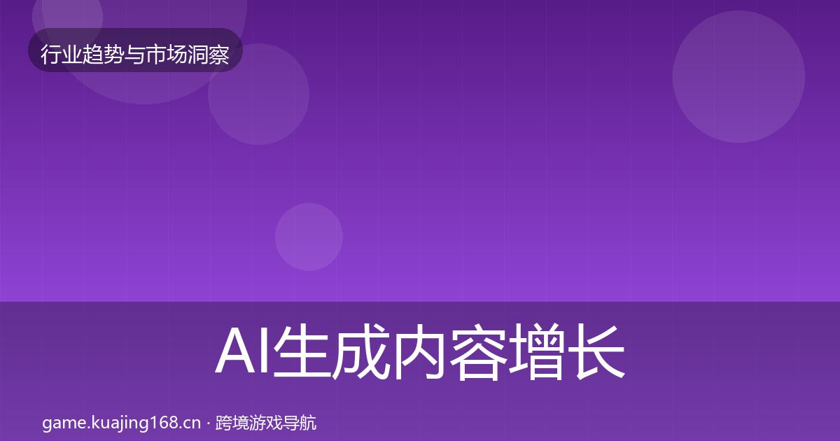 AI生成内容增长预测入门到进阶·第2351篇