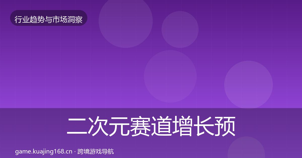 二次元赛道增长预测实践指南·第2352篇