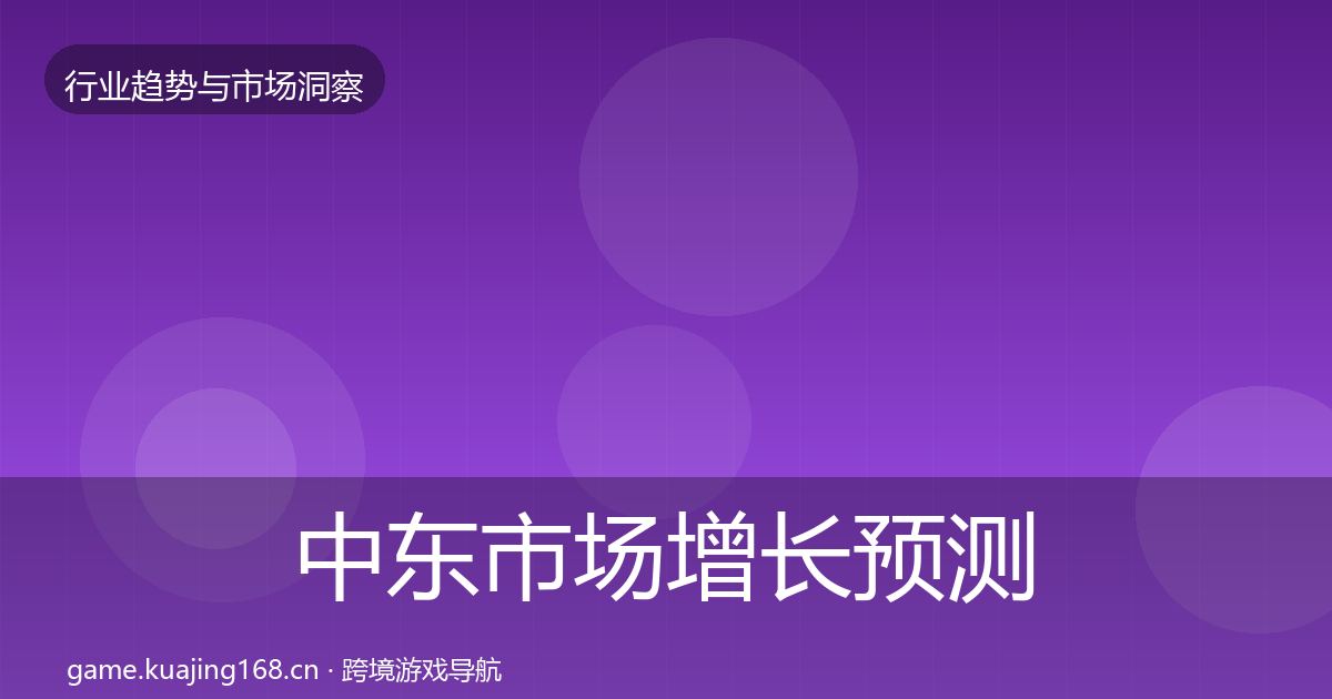 中东市场增长预测入门到进阶·第2393篇