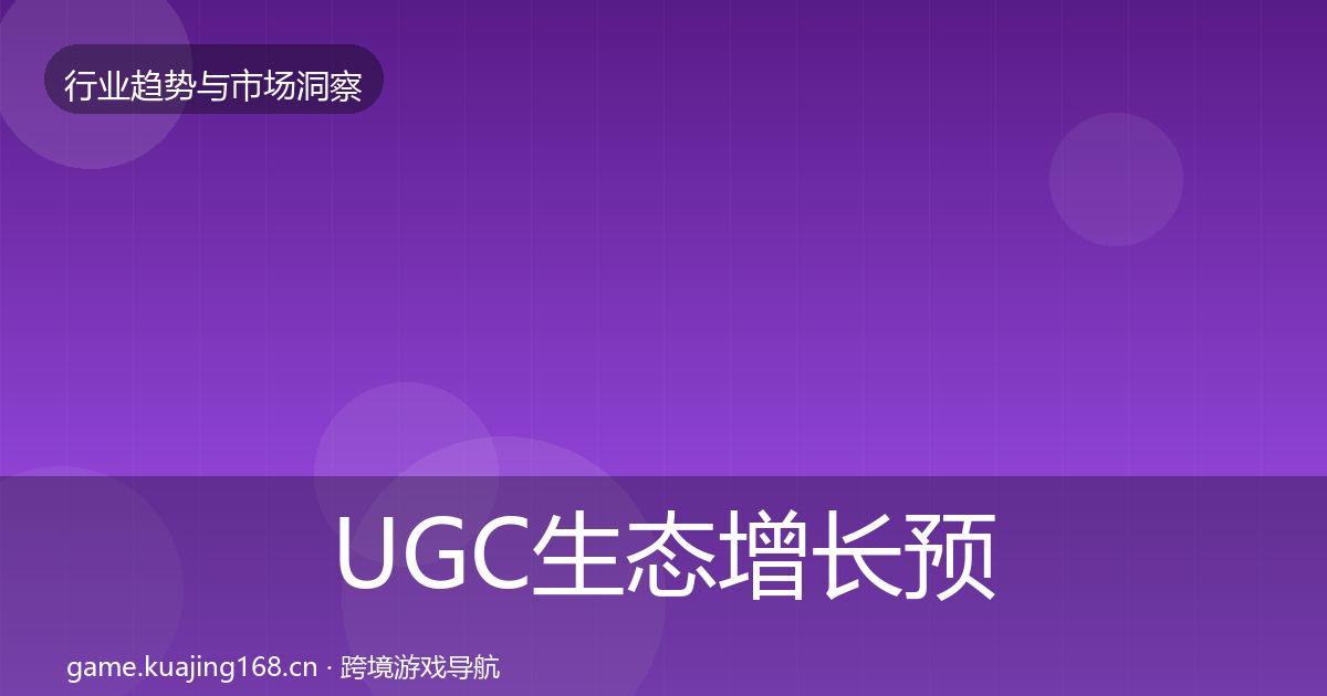 UGC生态增长预测实践指南·第2395篇