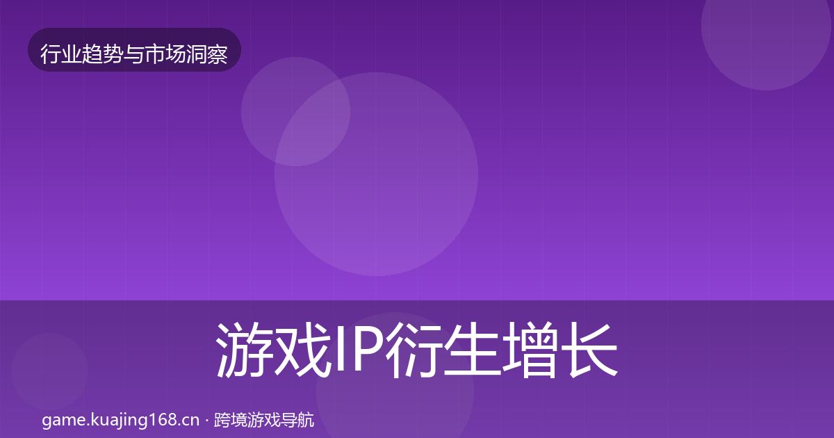 游戏IP衍生增长预测要点梳理·第2395篇