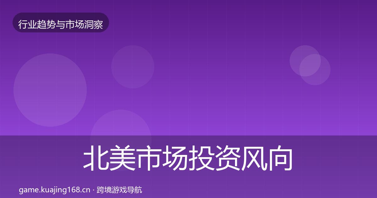 北美市场投资风向实践指南·第2399篇
