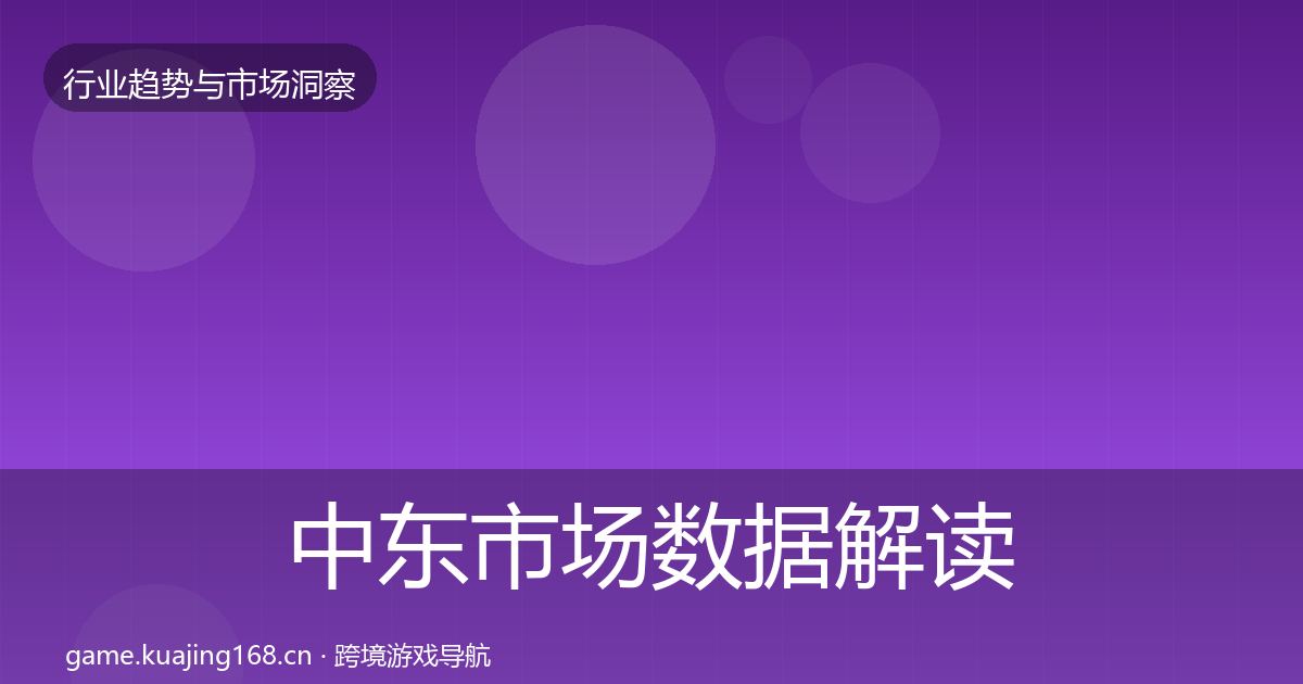 中东市场数据解读入门到进阶·第2413篇