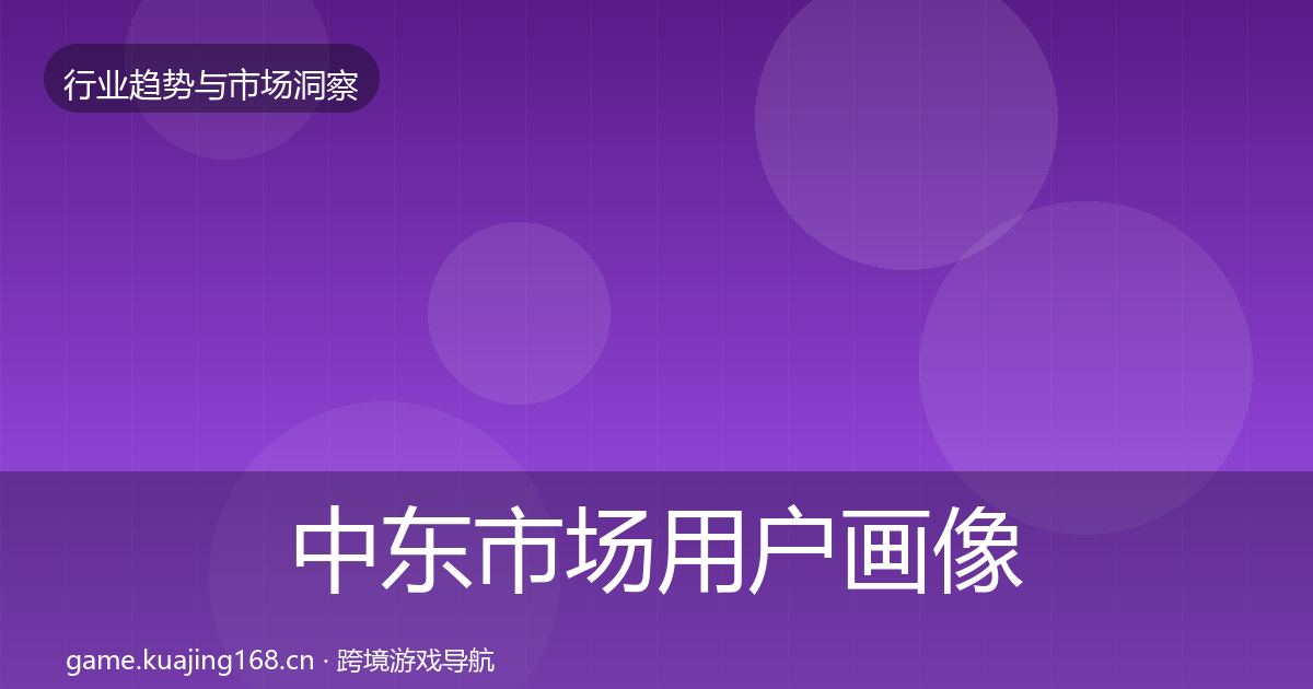 中东市场用户画像入门到进阶·第2428篇