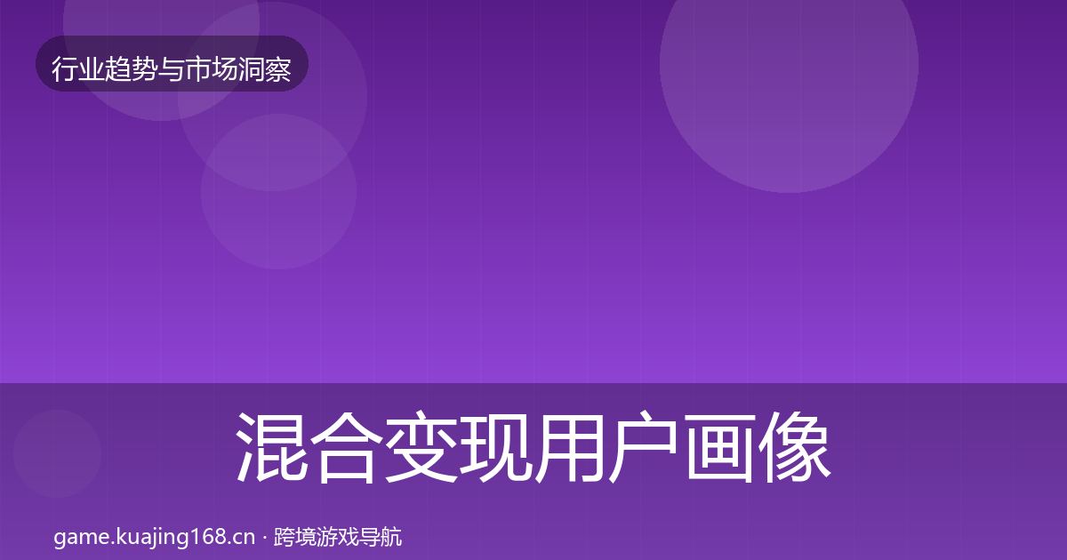 混合变现用户画像全攻略·第2430篇