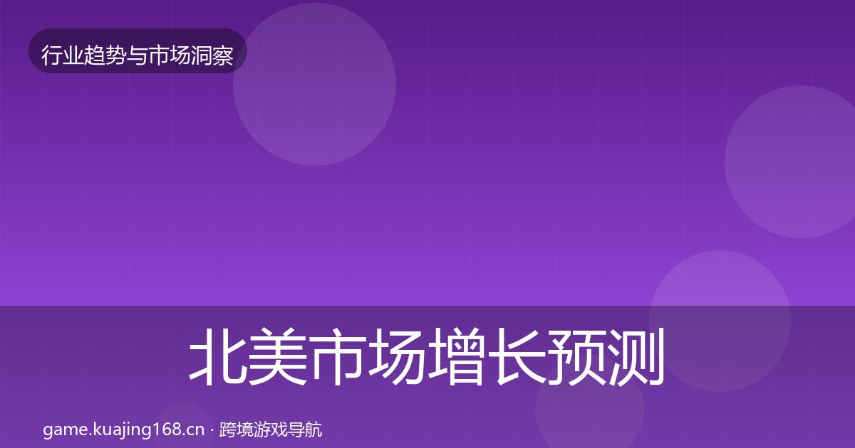 北美市场增长预测实践指南·第2434篇