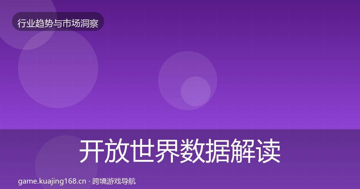 开放世界数据解读全攻略·第2453篇
