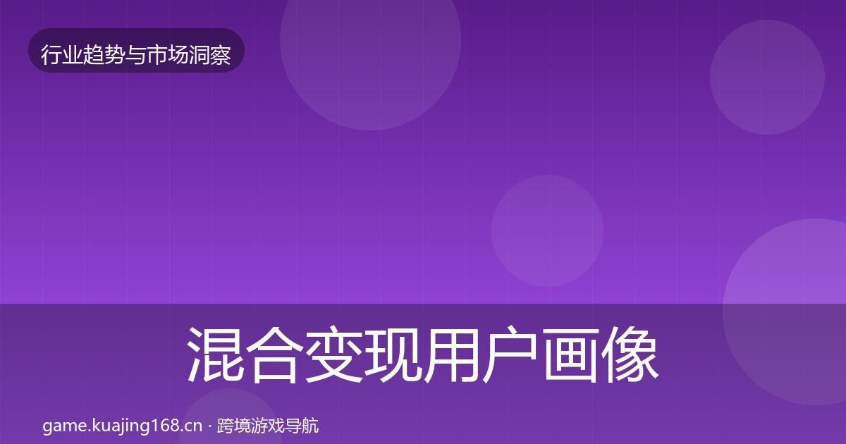 混合变现用户画像全攻略·第2470篇