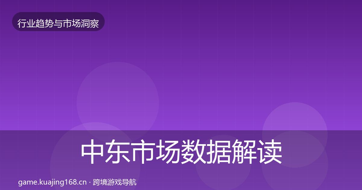 中东市场数据解读入门到进阶·第2493篇