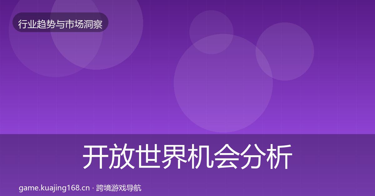 开放世界机会分析全攻略·第2498篇