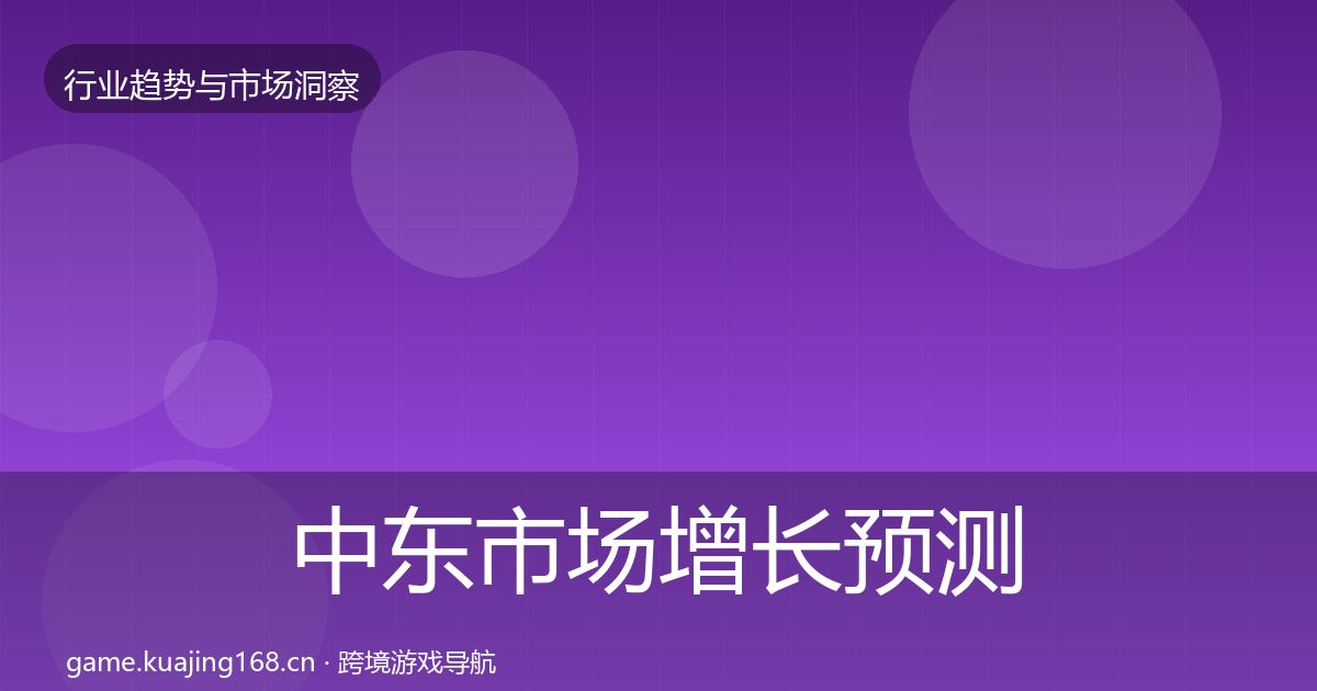 中东市场增长预测入门到进阶·第2513篇